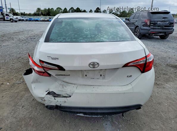 2T1BURHE9GC581600 2016 TOYOTA COROLLA White Vista trasera