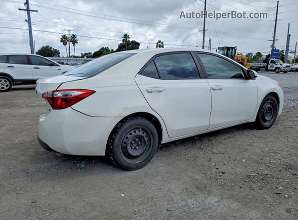 2T1BURHE9GC581600 2016 TOYOTA COROLLA White Trasero derecho
