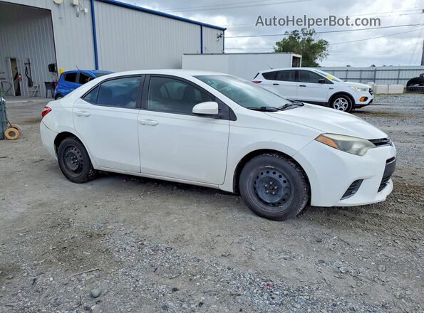 2T1BURHE9GC581600 2016 TOYOTA COROLLA White Delantero derecho