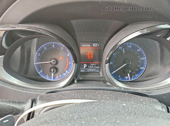2T1BURHE9GC582486 2016 TOYOTA COROLLA Gray Սարքավորումների վահանակի տեսք