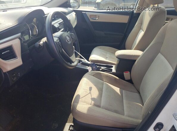 2T1BURHE9GC590586 2016 TOYOTA COROLLA White Вид салону спереду