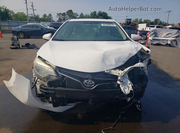 2T1BURHE9GC590586 2016 TOYOTA COROLLA White Вид спереду