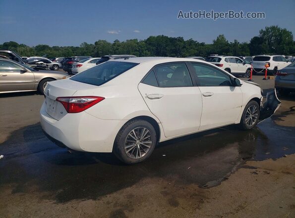 2T1BURHE9GC590586 2016 TOYOTA COROLLA White Задня права чверть