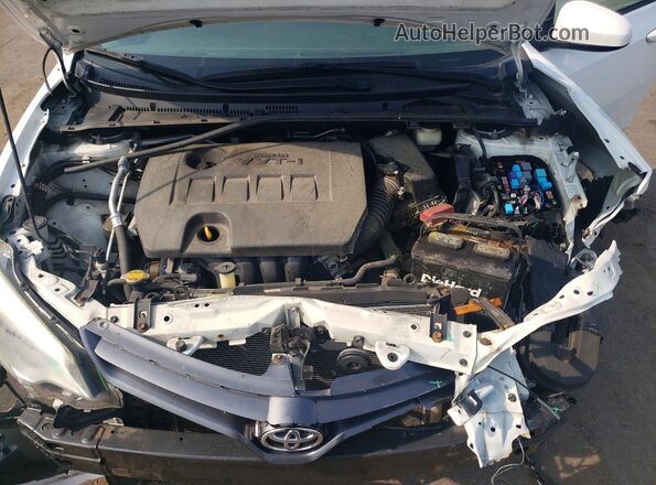 2T1BURHE9GC590586 2016 TOYOTA COROLLA White Вид задньої частини салону