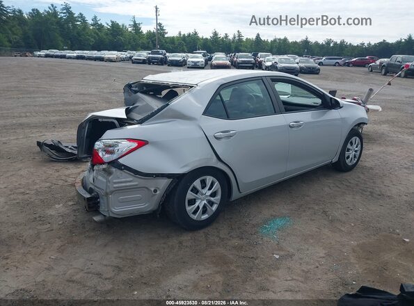 2T1BURHE9GC591737 2016 TOYOTA COROLLA Silver Trasero derecho