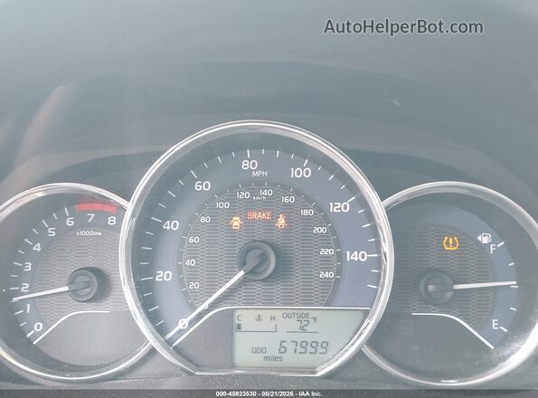 2T1BURHE9GC591737 2016 TOYOTA COROLLA Silver Vista de los asientos traseros