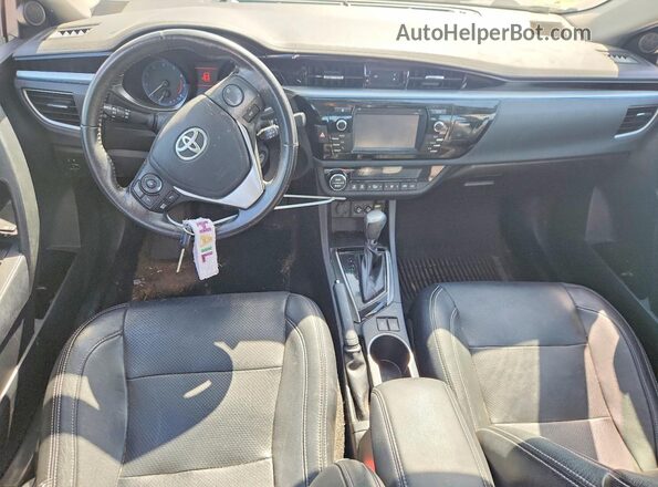 2T1BURHE9GC616328 2016 TOYOTA COROLLA Teal Dashboard view