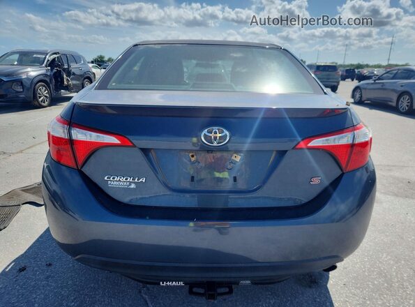 2T1BURHE9GC616328 2016 TOYOTA COROLLA Teal Rear view