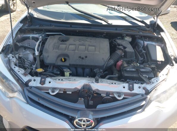 2T1BURHE9GC656375 2016 TOYOTA COROLLA Silver Widok z tyłu