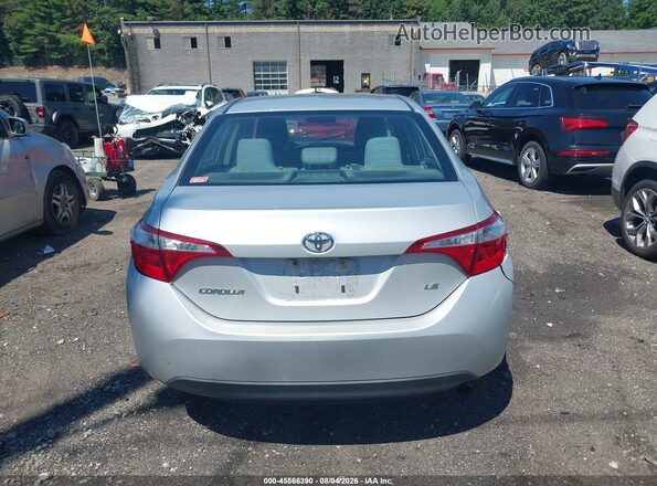 2T1BURHE9GC656375 2016 TOYOTA COROLLA Silver 