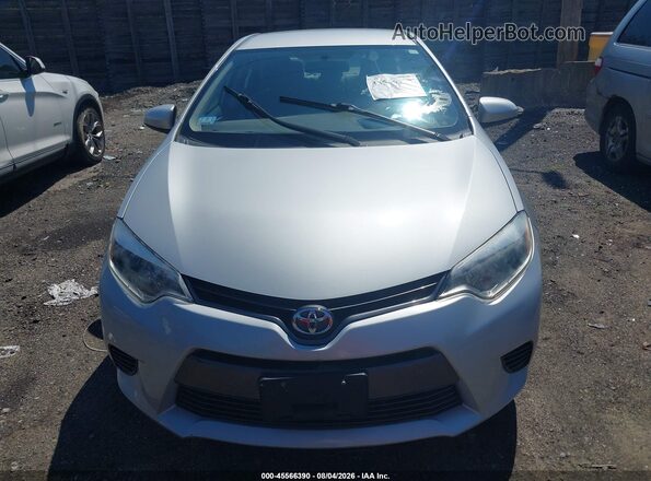 2T1BURHE9GC656375 2016 TOYOTA COROLLA Silver Widok zestawu wskaźników