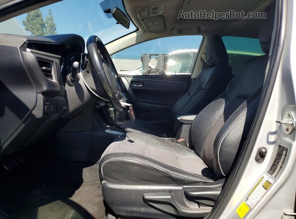 2T1BURHE9GC663763 2016 TOYOTA COROLLA Silver Front interior view