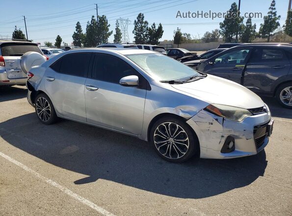 2T1BURHE9GC663763 2016 TOYOTA COROLLA Silver Front right
