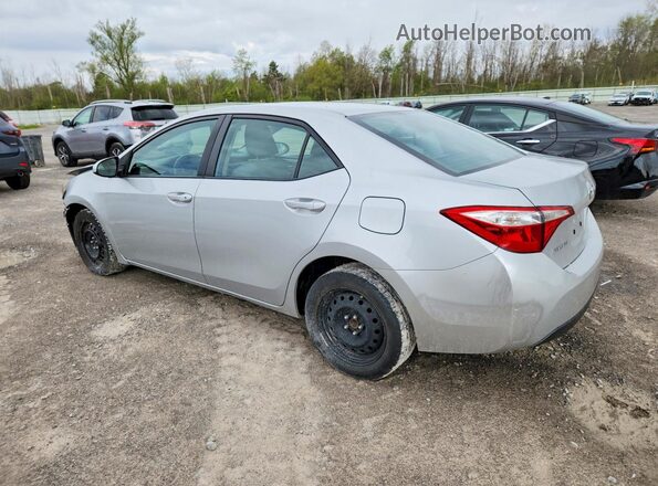 2T1BURHE9GC675668 2016 TOYOTA COROLLA Silver Rear left