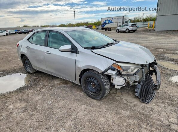 2T1BURHE9GC675668 2016 TOYOTA COROLLA Silver Front right
