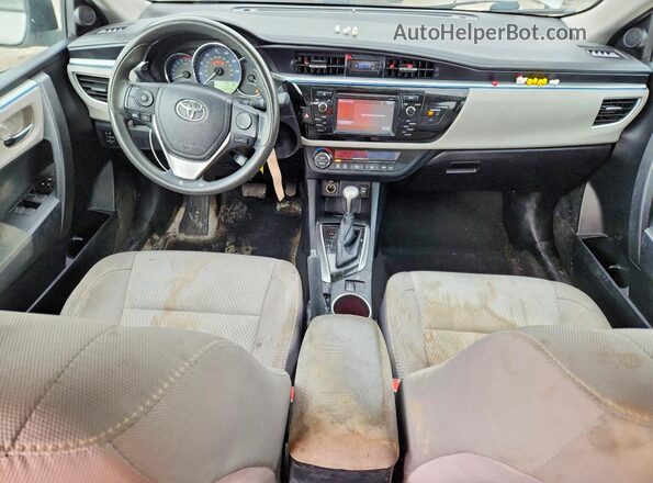 2T1BURHE9GC675668 2016 TOYOTA COROLLA Silver Dashboard view