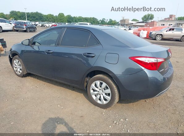 2T1BURHE9GC742110 2016 TOYOTA COROLLA Gray Rear left