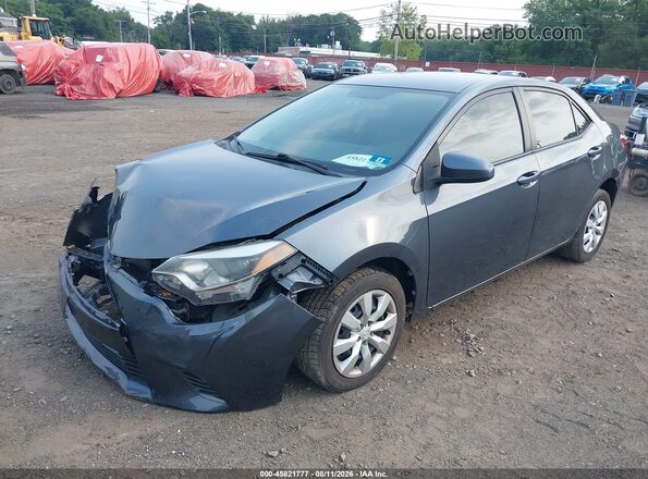 2T1BURHE9GC742110 2016 TOYOTA COROLLA Gray Front left