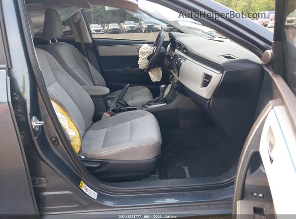 2T1BURHE9GC742110 2016 TOYOTA COROLLA Gray Front interior view
