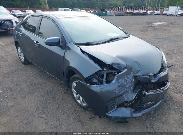 2T1BURHE9GC742110 2016 TOYOTA COROLLA Gray Front view