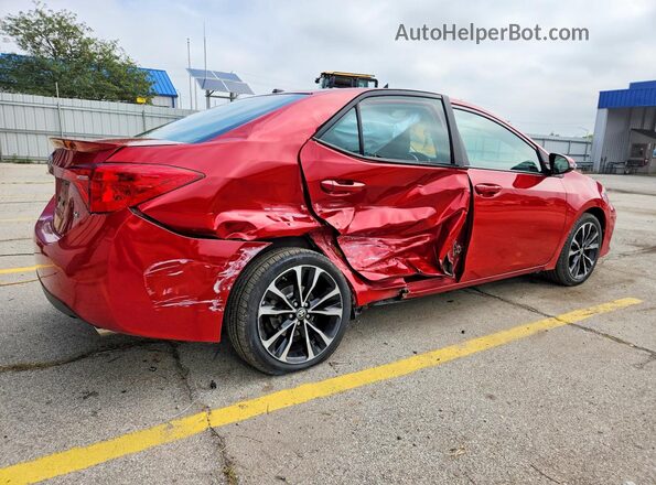 2T1BURHE9HC750516 2017 TOYOTA COROLLA Red Rear right