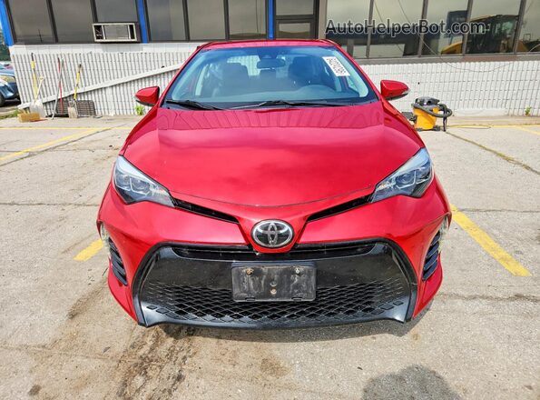 2T1BURHE9HC750516 2017 TOYOTA COROLLA Red Front view