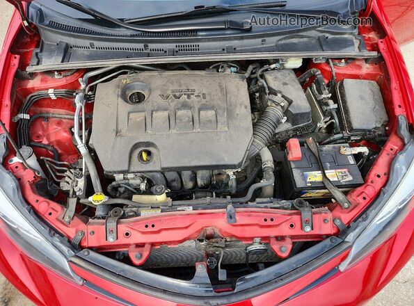 2T1BURHE9HC750516 2017 TOYOTA COROLLA Red Rear interior view