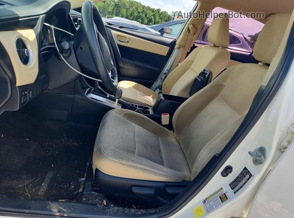2T1BURHE9HC770488 2017 TOYOTA COROLLA White Widok wnętrza z przodu