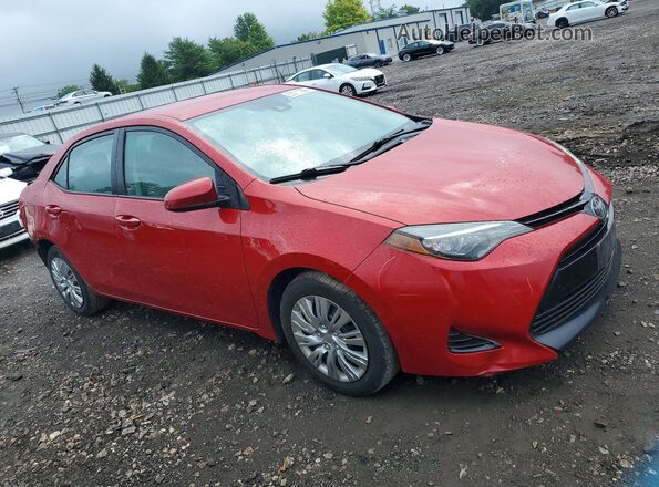 2T1BURHE9HC789929 2017 TOYOTA COROLLA Красный Передняя правая четверть