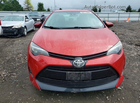 2T1BURHE9HC789929 2017 TOYOTA COROLLA Красный Вид спереди