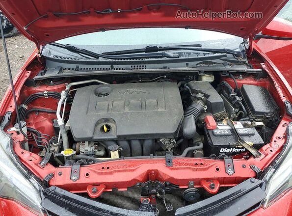 2T1BURHE9HC789929 2017 TOYOTA COROLLA Красный Вид задней части салона