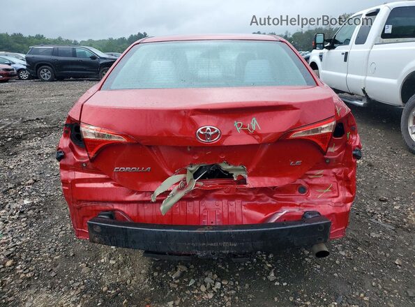 2T1BURHE9HC789929 2017 TOYOTA COROLLA Красный Вид сзади