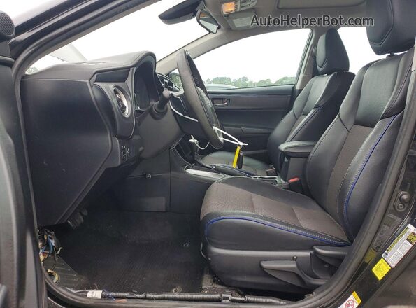 2T1BURHE9HC808060 2017 TOYOTA COROLLA Black Front interior view
