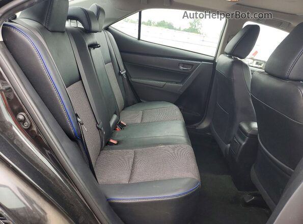 2T1BURHE9HC808060 2017 TOYOTA COROLLA Black Rear seats view