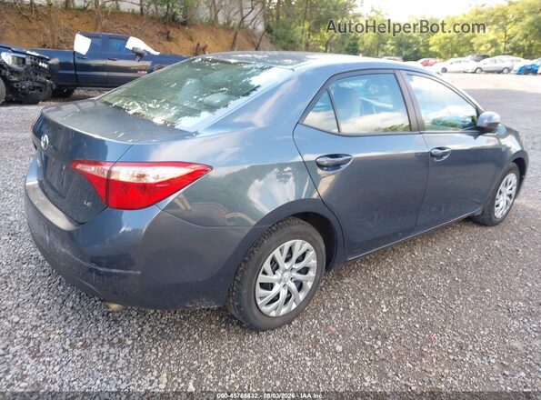 2T1BURHE9HC820824 2017 TOYOTA COROLLA Серый Задняя правая четверть