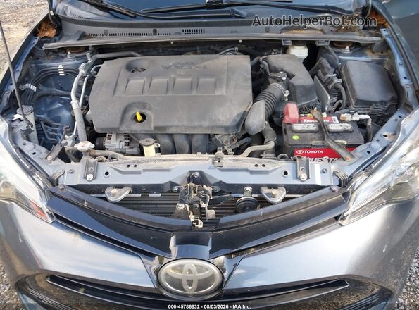 2T1BURHE9HC820824 2017 TOYOTA COROLLA Серый Вид сзади