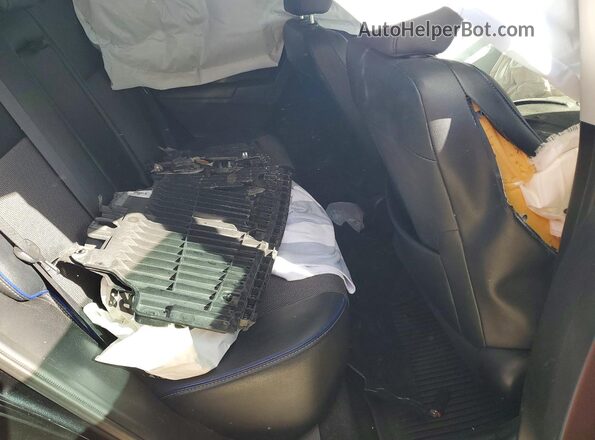 2T1BURHE9HC839101 2017 TOYOTA COROLLA Black Rear seats view