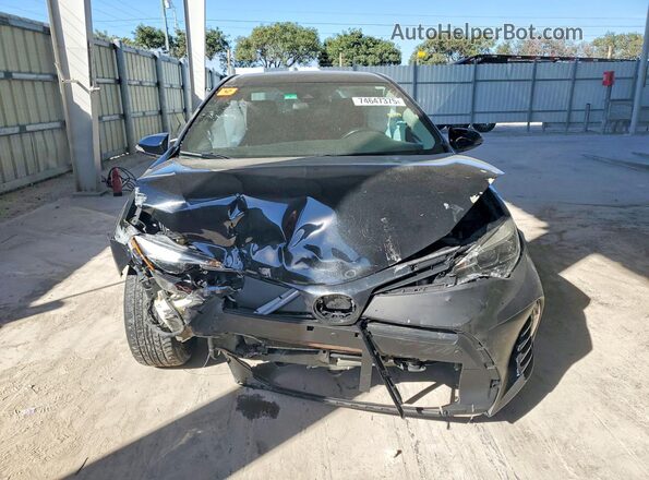 2T1BURHE9HC839101 2017 TOYOTA COROLLA Black Front view