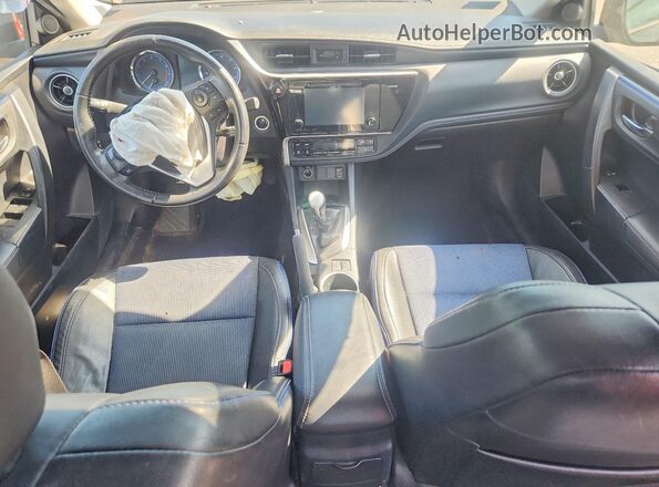 2T1BURHE9HC848672 2017 TOYOTA COROLLA Black Առջևի վահանակի տեսք