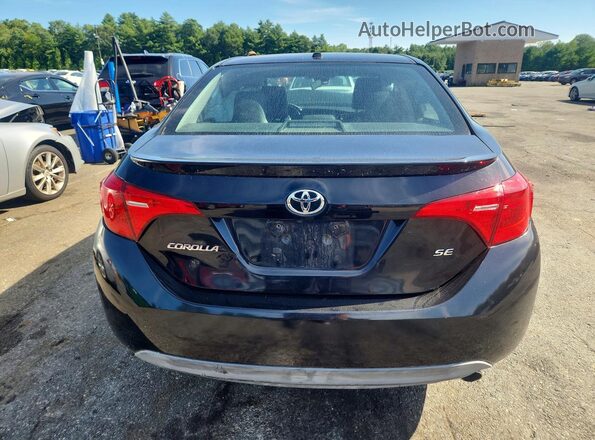 2T1BURHE9HC848672 2017 TOYOTA COROLLA Black Հետևի տեսք