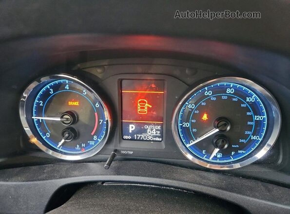 2T1BURHE9HC850597 2017 TOYOTA COROLLA Silver ხელსაწყოთა პანელის ხედი