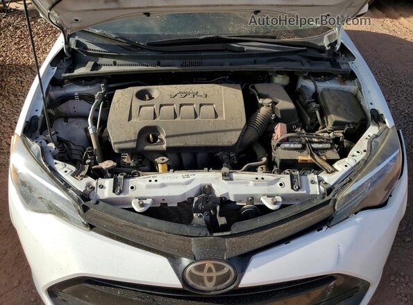 2T1BURHE9HC851037 2017 TOYOTA COROLLA Белый Вид задней части салона