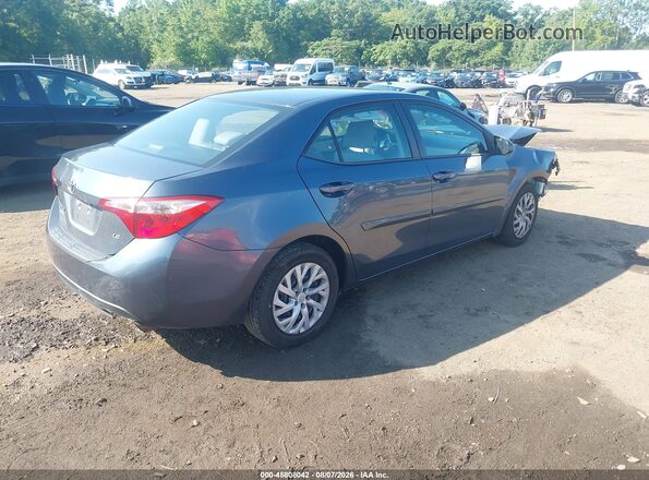 2T1BURHE9HC877475 2017 TOYOTA COROLLA Серый Задняя правая четверть