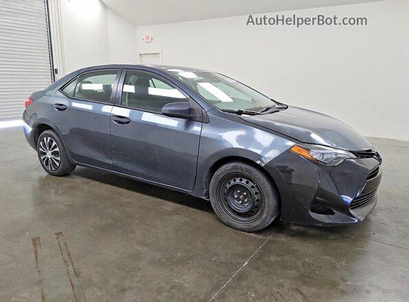 2T1BURHE9HC889318 2017 TOYOTA COROLLA Blue Przód prawy