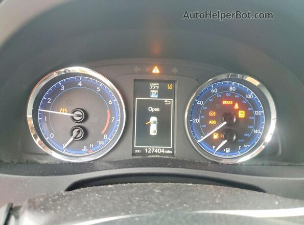 2T1BURHE9HC892560 2017 TOYOTA COROLLA Gray Instrument cluster view
