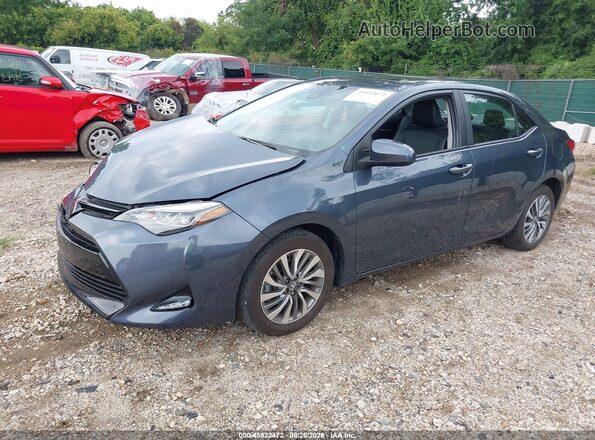 2T1BURHE9JC001723 2018 TOYOTA COROLLA Blue Przód lewy