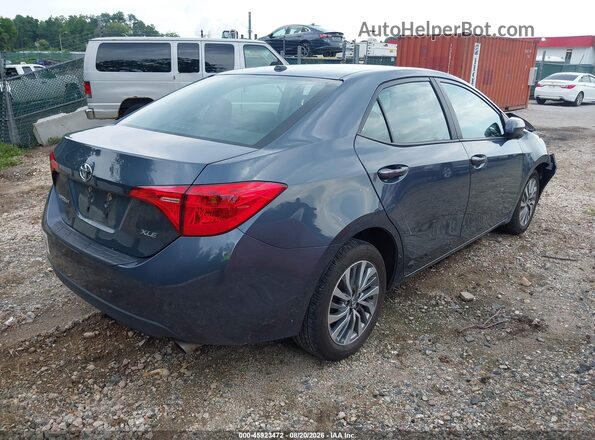 2T1BURHE9JC001723 2018 TOYOTA COROLLA Blue Tył prawy