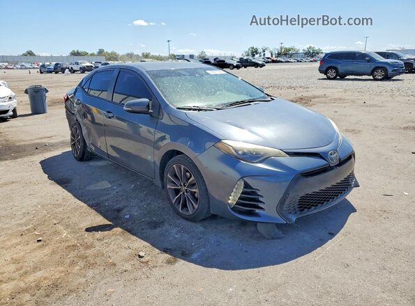 2T1BURHE9JC013838 2018 TOYOTA COROLLA Серый Передняя правая четверть