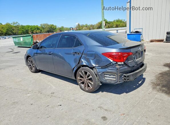 2T1BURHE9JC013838 2018 TOYOTA COROLLA Серый Задняя левая четверть
