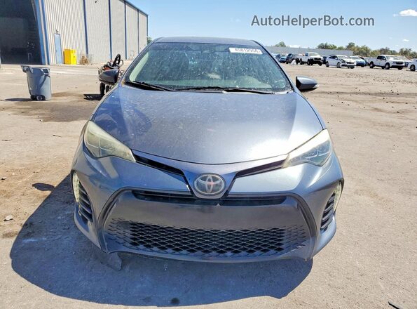 2T1BURHE9JC013838 2018 TOYOTA COROLLA Серый Вид спереди